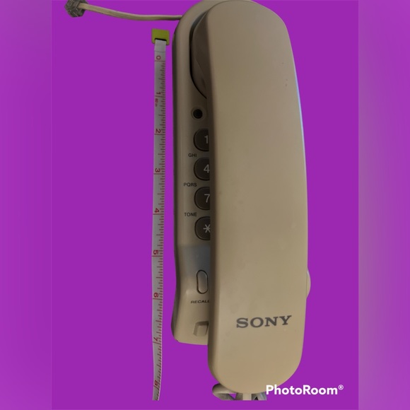 Vintage Sony wired phone! Works great! Model no. IT-B3, serial number 7687846 - Picture 2 of 7